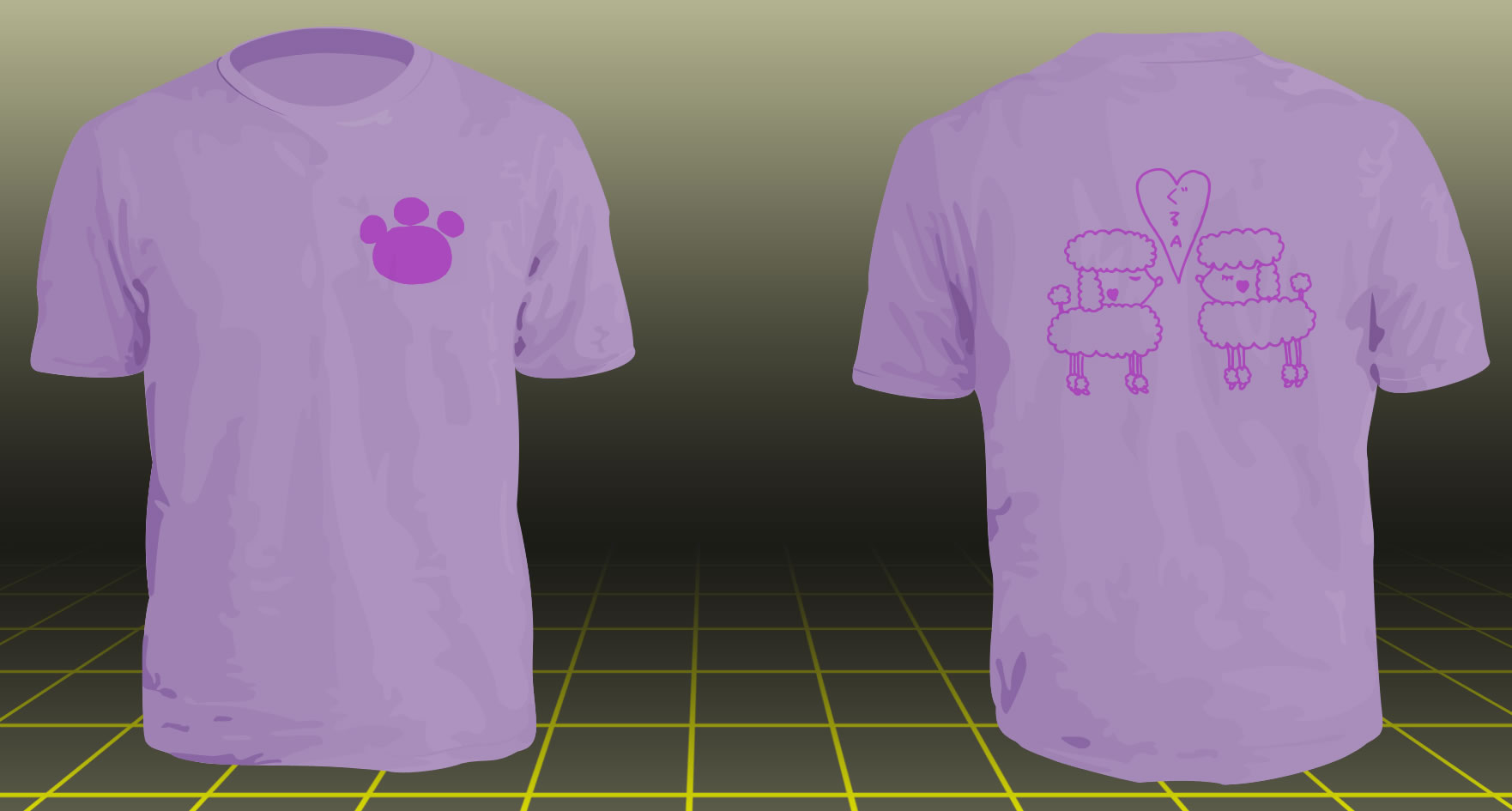 手書きキャラＴシャツ
