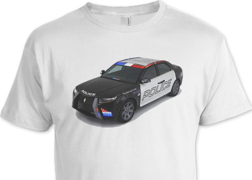 カーボンモーターズE7をTシャツに