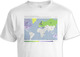 温暖化ガス排出国マップTシャツ